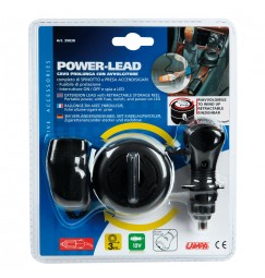 Power-Lead, presa corrente con prolunga e avvolgitore, 12V