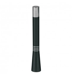Alu-Tech Micro1, stelo antenna - Ø 5 mm - Nero