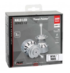 9-32V Halo Led Serie 12 Power-Pointer - (H10-HB3 9005) - 40W - P20d - 2 pz  - Scatola