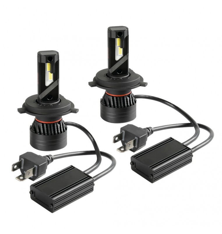 9-32V Halo Led Serie 9 Ultra Power Compact - (H4) - 45W - P43t - 2 pz  - Scatola