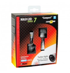9-32V Halo Led Serie 7 Compact - (H10-HB3 9005) - 36W - P20d - 2 pz  - Scatola