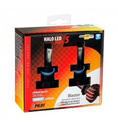 9-32V Halo Led Serie 5 Blaster - (H8-H9-H11-H16) - 20W - PGJ19-X - 2 pz  - Scatola