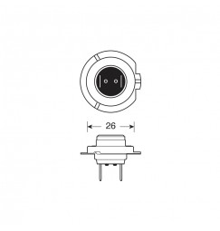 9-32V Halo Led Serie 2 Strip-Cool - (H7) - 20W - PX26d - 1 pz  - D/Blister