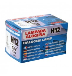 12V Lampada alogena - H12 - 53W - PZ20d - 1 pz  - Scatola