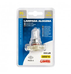 12V Lampada alogena - PS24W - 24W - PG20-3 - 1 pz  - D/Blister