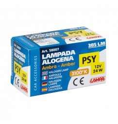 12V Lampada alogena - PSY24W - 24W - PG20-4 - 1 pz  - Scatola - Arancio