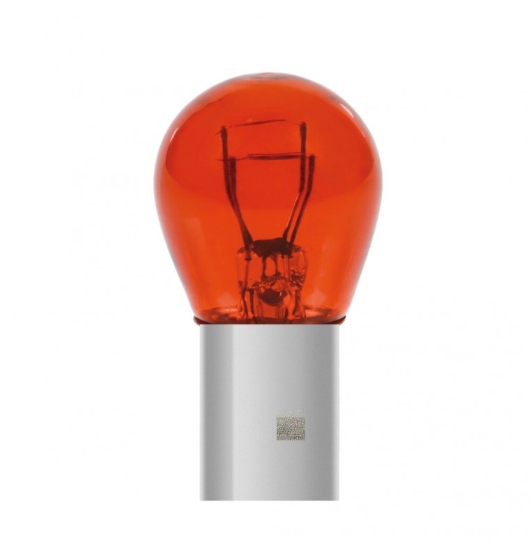 12V Red Dyed Glass, Lampada 2 filamenti - (P21/5W) - 21/5W - BAY15d - 2 pz  - D/Blister