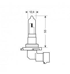 12V Lampada alogena - HB3 9005 - 60W - P20d - 1 pz  - Scatola