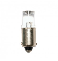 12V Micro lampada 1 Led - (T4W) - BA9s - 2 pz  - Scatola - Bianco