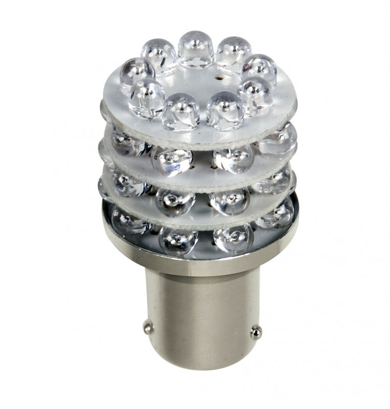 12V Lampada Multi-Led 36 Led - (P21W) - BA15s - 1 pz  - D/Blister - Bianco