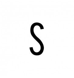 Spell-It, caratteri alfanumerici adesivi 80x35 mm - S