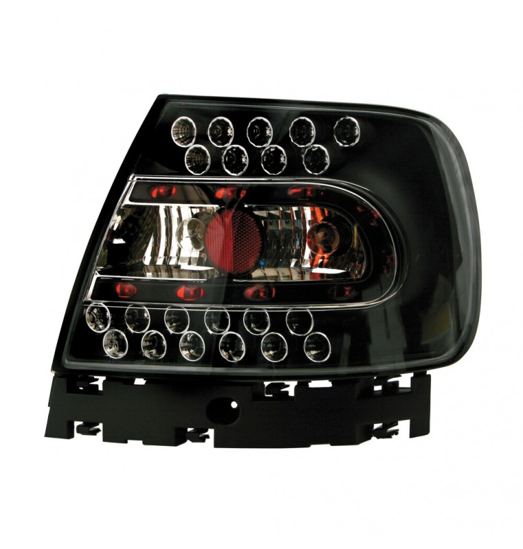 Coppia fanali posteriori LED - compatibile per  Audi A4 (1/95-11/00) - Nero