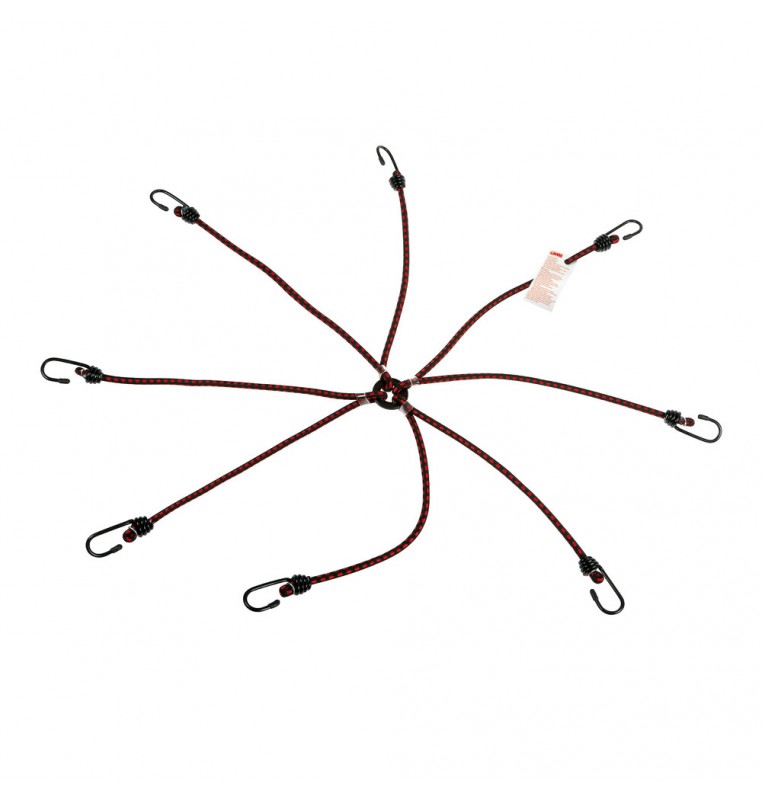 Corda elastica ragno 8 ganci - Ø 8 mm