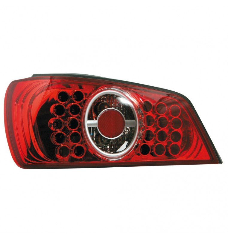 Coppia fanali posteriori LED - compatibile per  Peugeot 306 (5/93-7/01) - Rosso