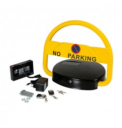 Barriera di parcheggio automatica con telecomando - Batteria + Pannello solare