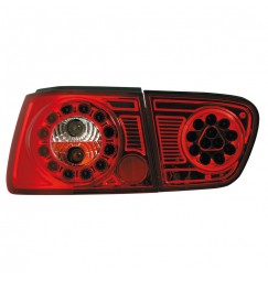 Coppia fanali posteriori LED - compatibile per  Seat Ibiza (8/99-2/02) - Rosso