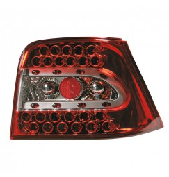 Coppia fanali posteriori LED - compatibile per  VW Golf IV (8/97-9/03) - Rosso