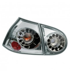 Coppia fanali posteriori LED - compatibile per  VW Golf V (10/03>) - Cromo