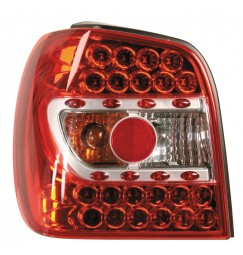 Coppia fanali posteriori LED - compatibile per  VW Polo (9/94-10/99) - Rosso