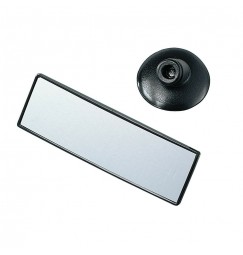 Specchietto retrovisore piano con ventosa - 145x55 mm