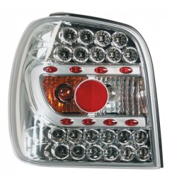 Coppia fanali posteriori LED - compatibile per  VW Polo (9/94-10/99) - Cromo