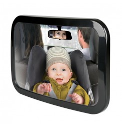 Specchio convesso per bambini in auto - 290x190 mm