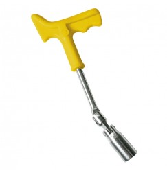 Power Grip, chiave svitacandele con bussola snodata - 16 mm