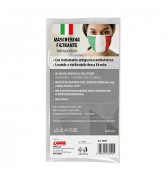 Mascherina filtrante lavabile - Italia - 100 Den