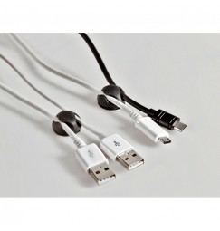 Cable-Fix, clips adesive fermacavi, 6 pz