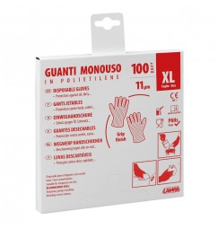 Guanti monouso - 100 pz (dispenser)
