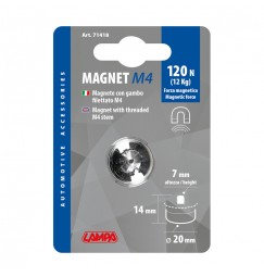Magnet M4, magnete con gambo filettato M4