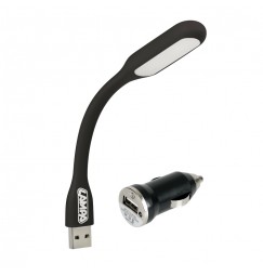 Lampada flessibile a LED COB + caricatore USB 12/24V - D/Blister 1 pz