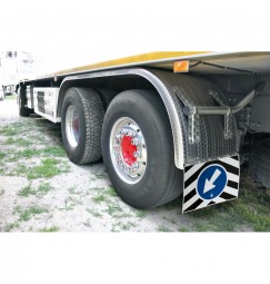 Coppia paraspruzzi camion in PVC - 40x30 cm
