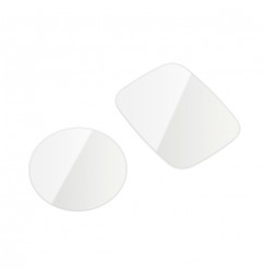 Ditto Plate, coppia di placche metalliche colorate - Bianco a specchio