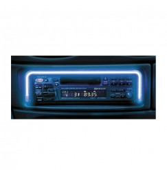 Radio Music Neon 12V - 18x5,3 cm - Blu
