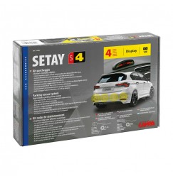 Setay S4, kit 4 sensori parcheggio con display digitale, 12V