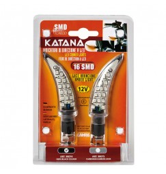 Katana, indicatori direzione a Led - 12V LED - Nero