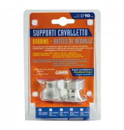 Kit supporti cavalletto - 10 mm - Alluminio