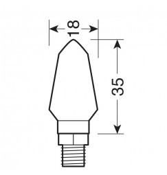 Micro, indicatori di direzione a led - 12V LED