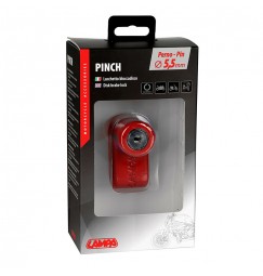 Pinch, lucchetto bloccadisco - Perno Ø 5,5 mm - Rosso