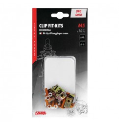 Clip Fit-Kits, kit clip di fissaggio per carene (5 MA) - 10 pz - Oro