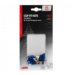Clip Fit-Kits, kit clip di fissaggio per carene (5 MA) - 10 pz - Blu