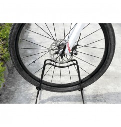 Stand portabici con rotelle a 1 posto, ingresso ruota 6 cm, compatibile con freni a disco