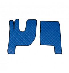 Coppia tappeti in Skeentex - Blu - compatibile per Renault T (06/13>) cabina Night and Sleeper - Renault T High (06/13>) cabina 