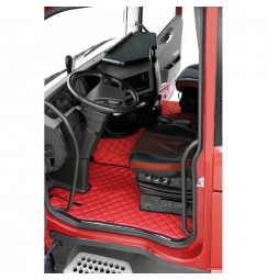 Coppia tappeti in Skeentex - Rosso - compatibile per Volvo FH Serie 5 (06/21>) automatico, manuale - Volvo FH Serie 4 (09/12>05/