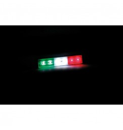 Bandiera Italia luminosa a 6 led, 24V