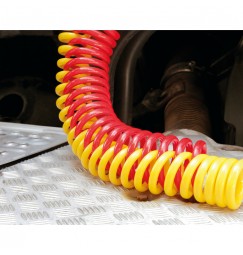 Truck-tights, copertura elasticizzata per spirali aria ed elettriche - Giallo