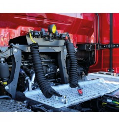 Truck-tights, copertura elasticizzata per spirali aria ed elettriche - Nero