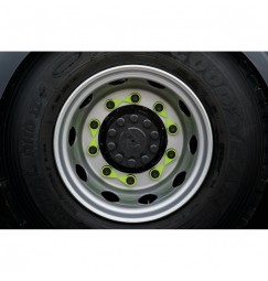 Checkpoint®, indicatori di serraggio per dado ruota, set 20 pz - 27 mm - Giallo fluo