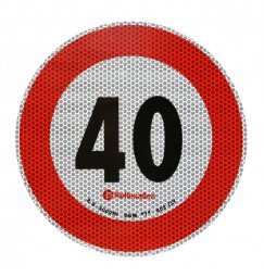 Contrassegno limite velocità - 40 Km/h